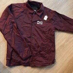 The Original Vans EST 1966 Boys Kids Jacket Burgundy